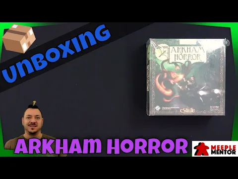 Unboxing Arkham Horror board game