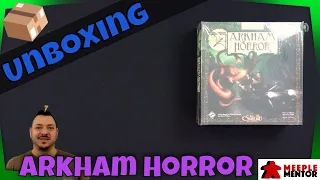 Unboxing Arkham Horror board game