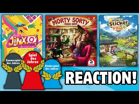 Spiel des Jahres 2026 Nominees Reaction!