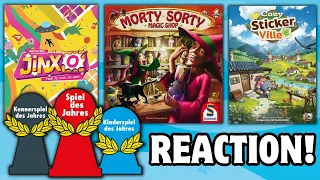 Spiel des Jahres 2026 Nominees Reaction!