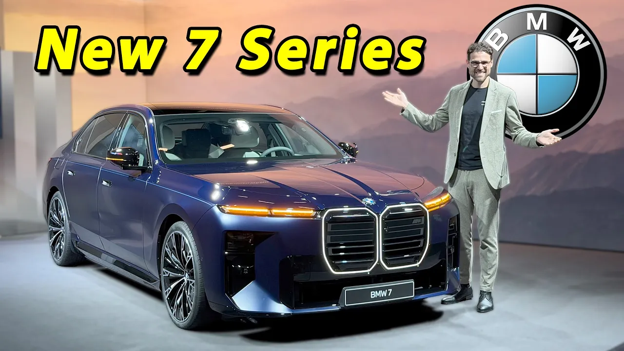 New BMW 7 Series REVEAL (2027 facelift) New face and tech against the S-Class?