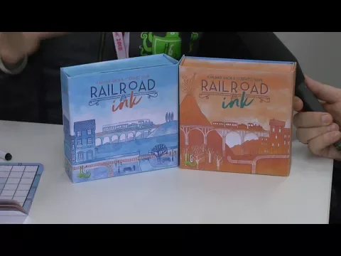 Spielwarenmesse 2018: railroad ink (Horrible Games)