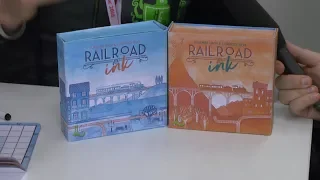 Spielwarenmesse 2018: railroad ink (Horrible Games)