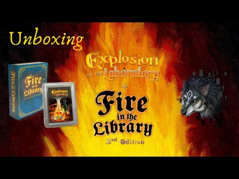 Explosion in the Laboratory / Fire in the Library 2nd Edition Unboxing