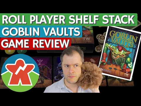Goblin Vaults - Board Game Review - Roll Player Shelf Stacking