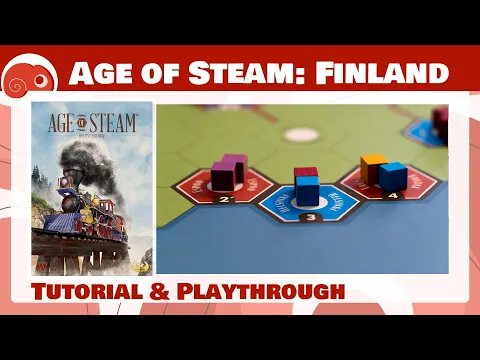 Age of Steam: Finland - 4p - Tutorial mappa e partita completa con discussione finale