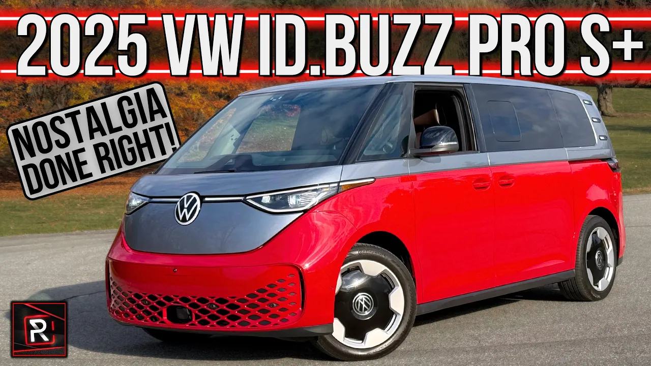 The 2025 Volkswagen ID.Buzz Pro S+ Is An Attention Grabbing Van That Exudes Nostalgia