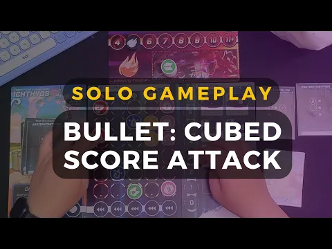 Bullet Board Game Solo Gameplay - Score Attack as Ichthyos (new heroine!) | DaniCha