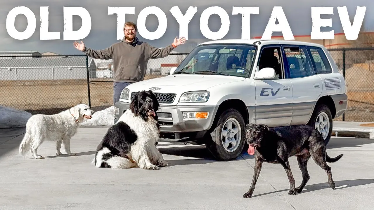 Driving My 25 Year Old Electric Toyota For The First Time! Imagine If They Kept This Going