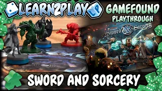 Learn to Play Presents Teburu Swords and Sorcery Gamefound Play Through