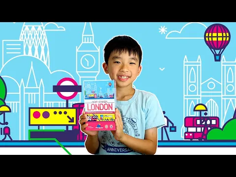 Next Station: London Unboxing | Family Strategy Flip and Write Board Game | Blue Orange Games