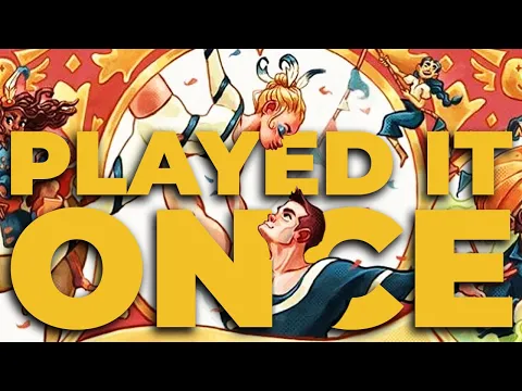 The Best Game From GenCon? | Three Ring Circus | Played it Once Review