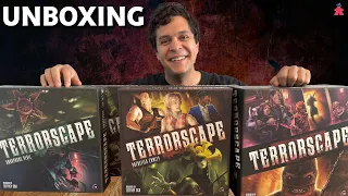 A Horror Movie in a Box! | Terrorscape Board Game Unboxing