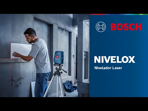 Nível a Laser Vermelho 15m com Tripé Nivelox GLL 3 X Bosch