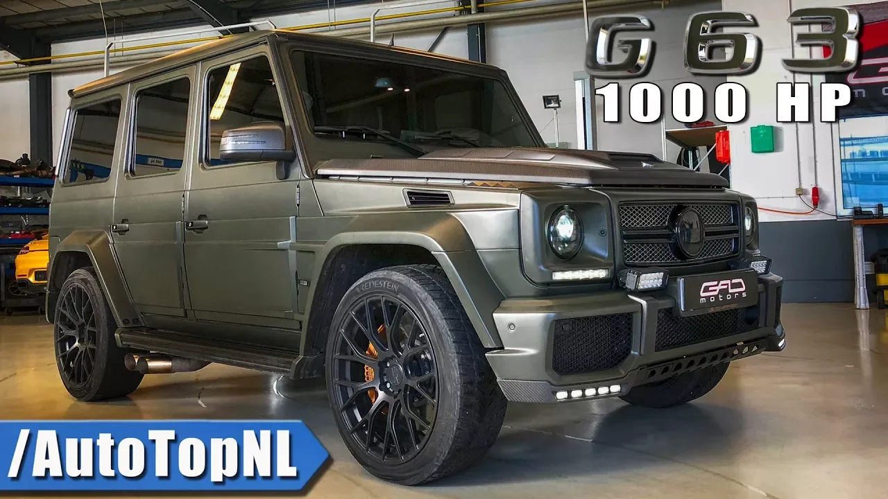 1000HP G63 AMG by GAD Motors Review - FASTEST G CLASS IN THE WORLD by AutoTopNL (English Subtitles)