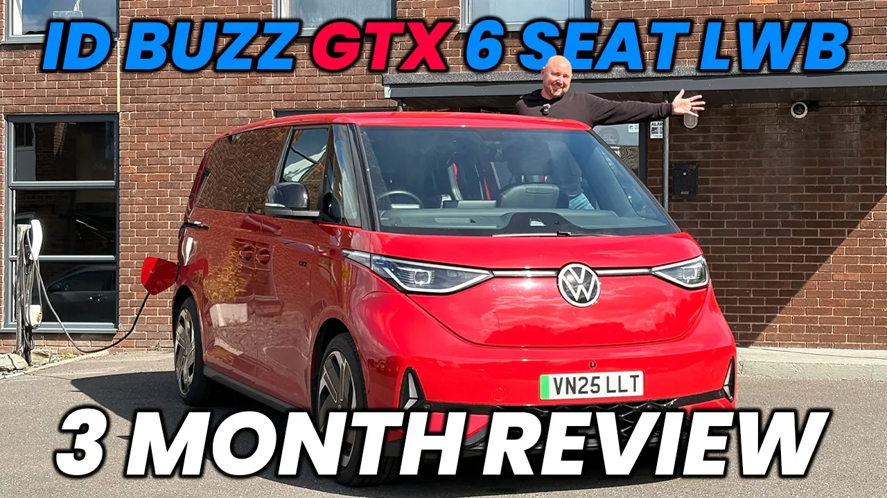 VW ID BUZZ GTX LWB 3 month review - Whats it like to live with in the real world? Pros, Cons & Range