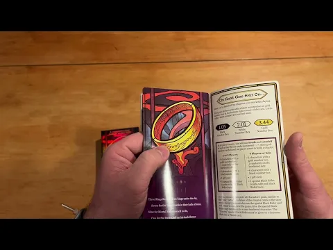 The Lord of the Rings: The Fellowship of the Rings Trick Taking Game - Unbiased Unboxing with John