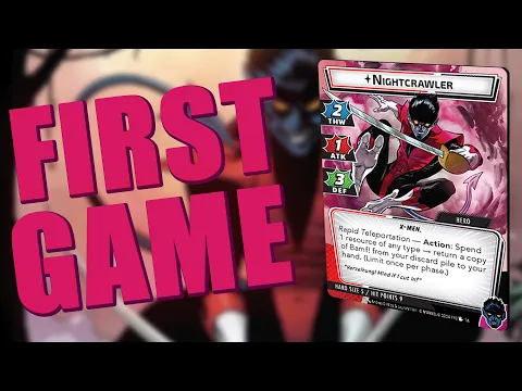 Marvel Champions Nightcrawler First Game and Impressions Live Replay