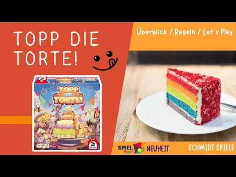 Topp die Torte! - Nominiert zum Kinderspiel des Jahres 2025 - @SchmidtSpielePodcast