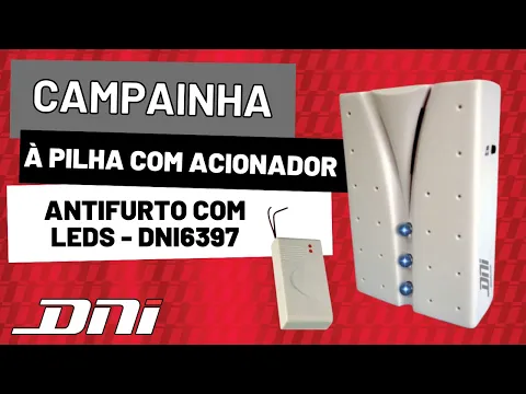 Campainha sem Fio Bivolt 6397 DNI