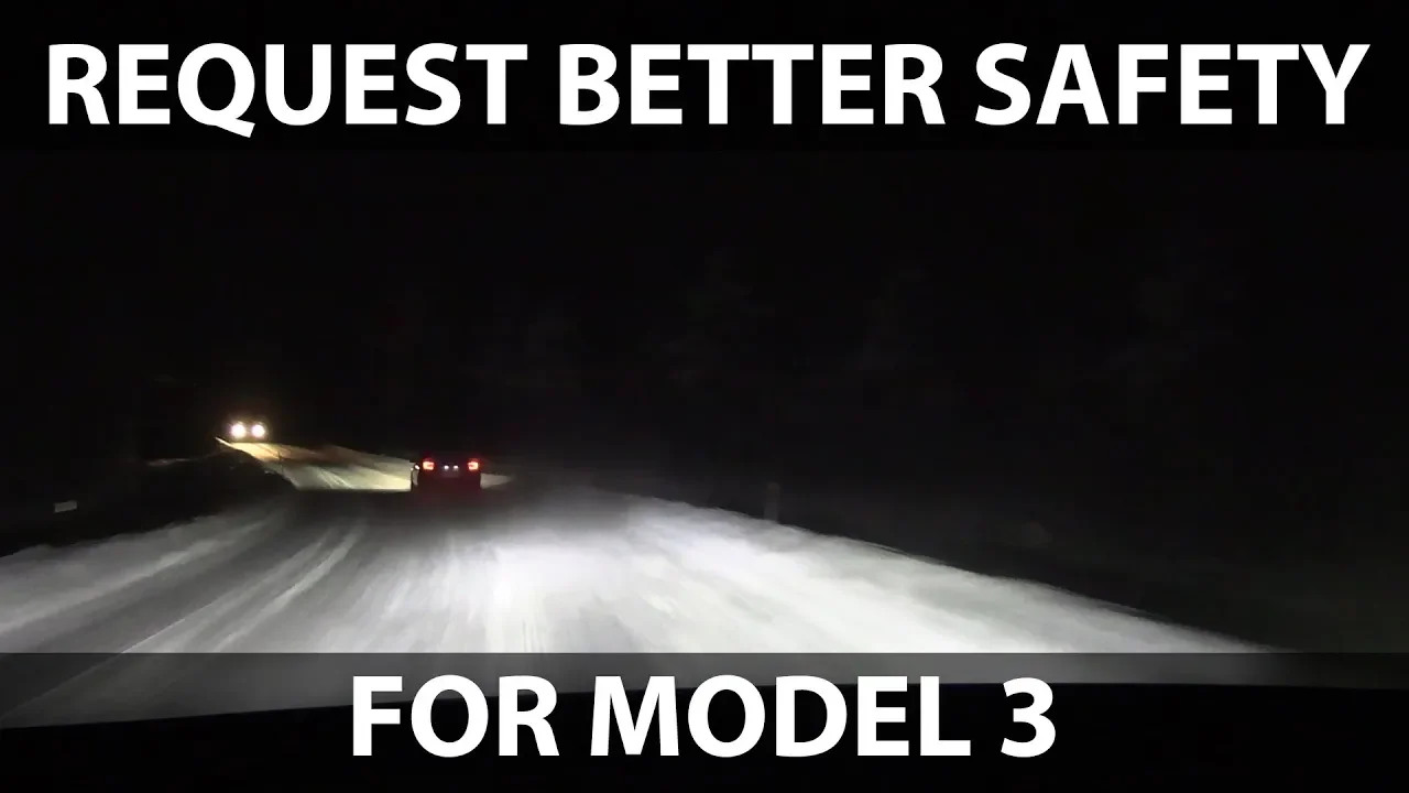 New safety feature for Model 3 wanted