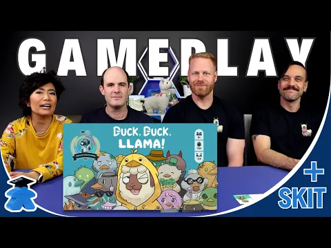 Duck Duck Llama - Playthrough w/Designers, plus Skits. Counting Game of Llama Pretending to be Ducks