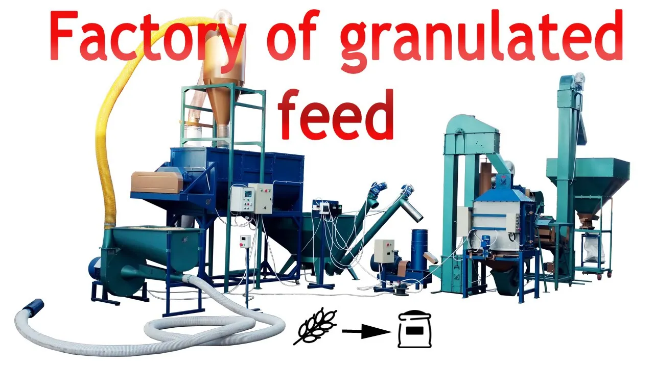 Compound feed plant