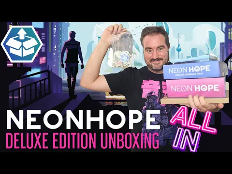 Neon Hope - Deluxe Kickstarter Unboxing All In Pledge