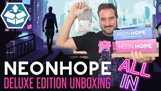 Neon Hope - Deluxe Kickstarter Unboxing All In Pledge