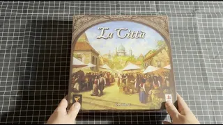La Città new edition | Board game unboxing