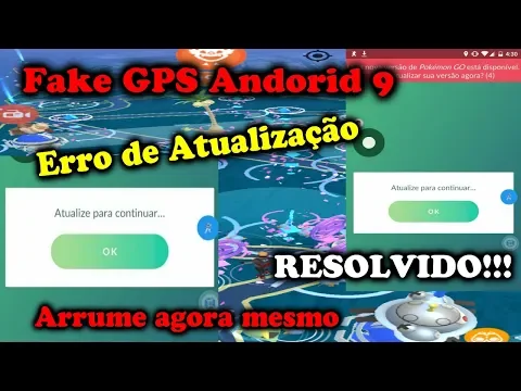 ERRO DE ATUALIZAÇÃO RESOLVIDO/FAKE GPS ANDORID 9/VMOS/POKEMON GO