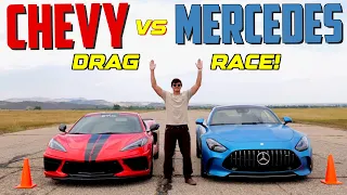 Does the Corvette Stingray Stand a Chance Against the Mercedes-AMG GT63 in a Drag Race?