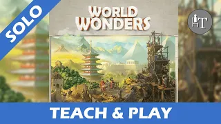 Tutorial & Solo Playthrough of World Wonders - Build the Best Monuments!