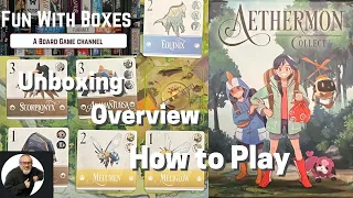 Aethermon: Collect Board Game | Unboxing, Overview & How to Play | Aethermon Studios