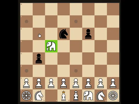 How the Gaja (Elephant) Moves – Chaturanga/Shatranj Chess