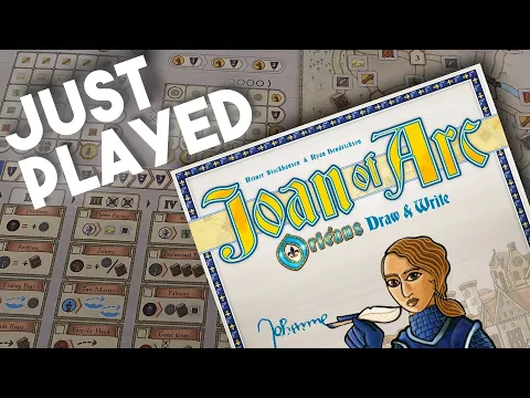 Joan of Arc: Orleans Draw & Write - Just Played!