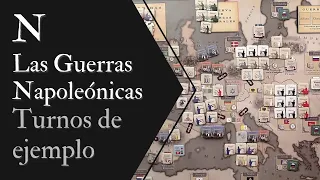 N: Las Guerras Napoleónicas. Turnos de ejemplo