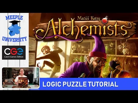 Alchemists Board Game - BEST Logic Puzzle Tutorial (VITAL part of the game, learn here!)
