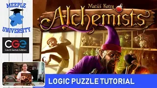 Alchemists Board Game - BEST Logic Puzzle Tutorial (VITAL part of the game, learn here!)