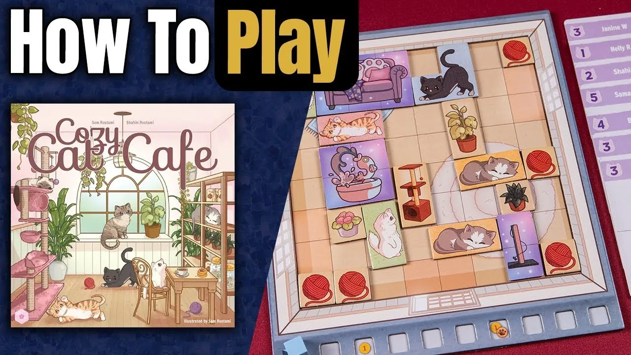 Cozy Cat Cafe | How to Play | Learn to Play 8 Minutes!