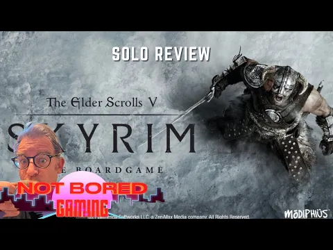 Skyrim - The Adventure Game - Solo Review - Not Bored Gaming