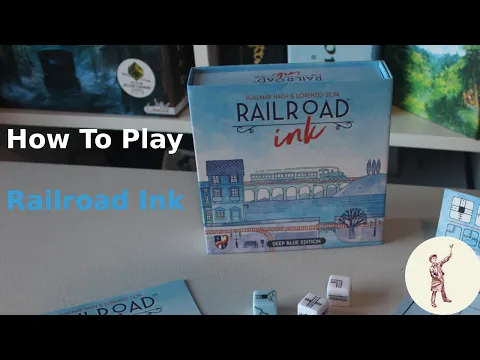 How to Play Railroad Ink Deep Blue Edition
