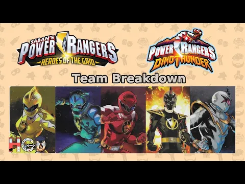 Dino Thunder – Power Rangers: Heroes of the Grid Team Breakdown