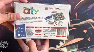 Micro City (Second Edition) quick unboxing