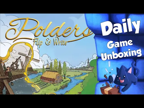Polders: Flip & Write - Daily Game Unboxing