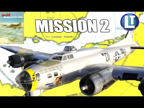 B-17 QUEEN OF THE SKIES Playthrough / MISSION 2 / AVALON HILL CLASSIC SOLO BOARD GAME