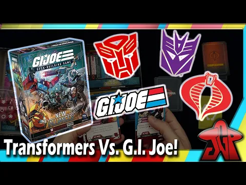 G.I. JOE Deck-Building Game: New Alliances – A Transformers Crossover Expansion unboxing