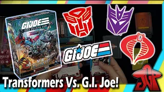 G.I. JOE Deck-Building Game: New Alliances – A Transformers Crossover Expansion unboxing