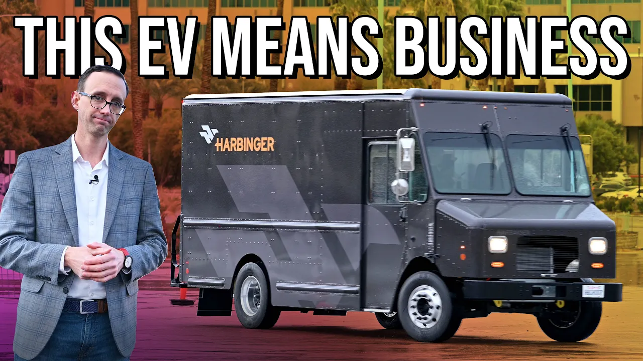 Riding in Harbinger's All-Electric Commercial Van | CES 2023