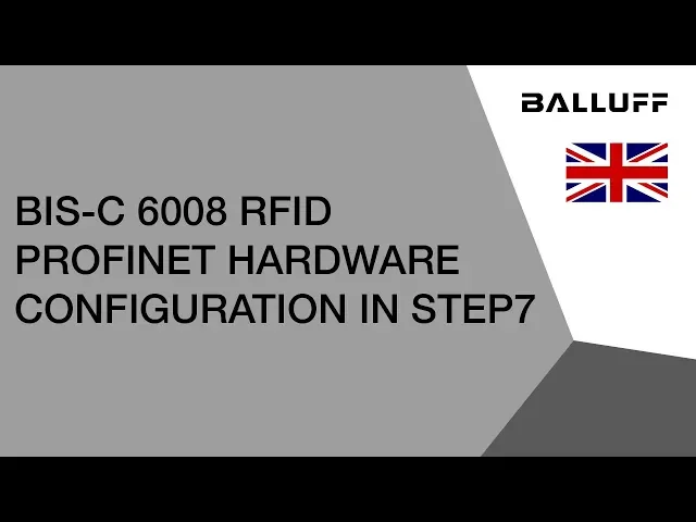 BIS-C 6008 RFID Profinet Hardware Configuration in Step7